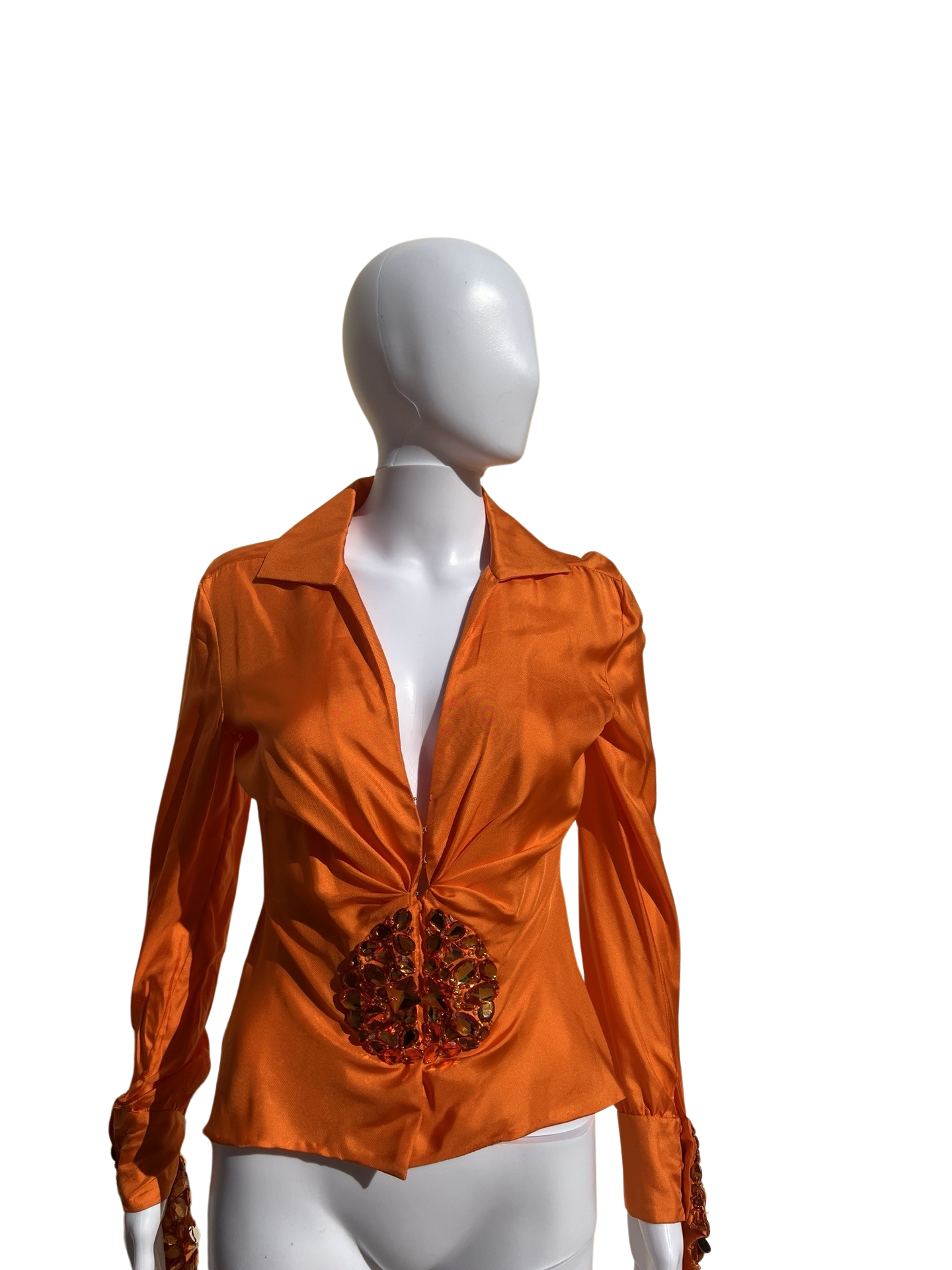 Gianni Versace: Vintage Runway Rhinestone Top