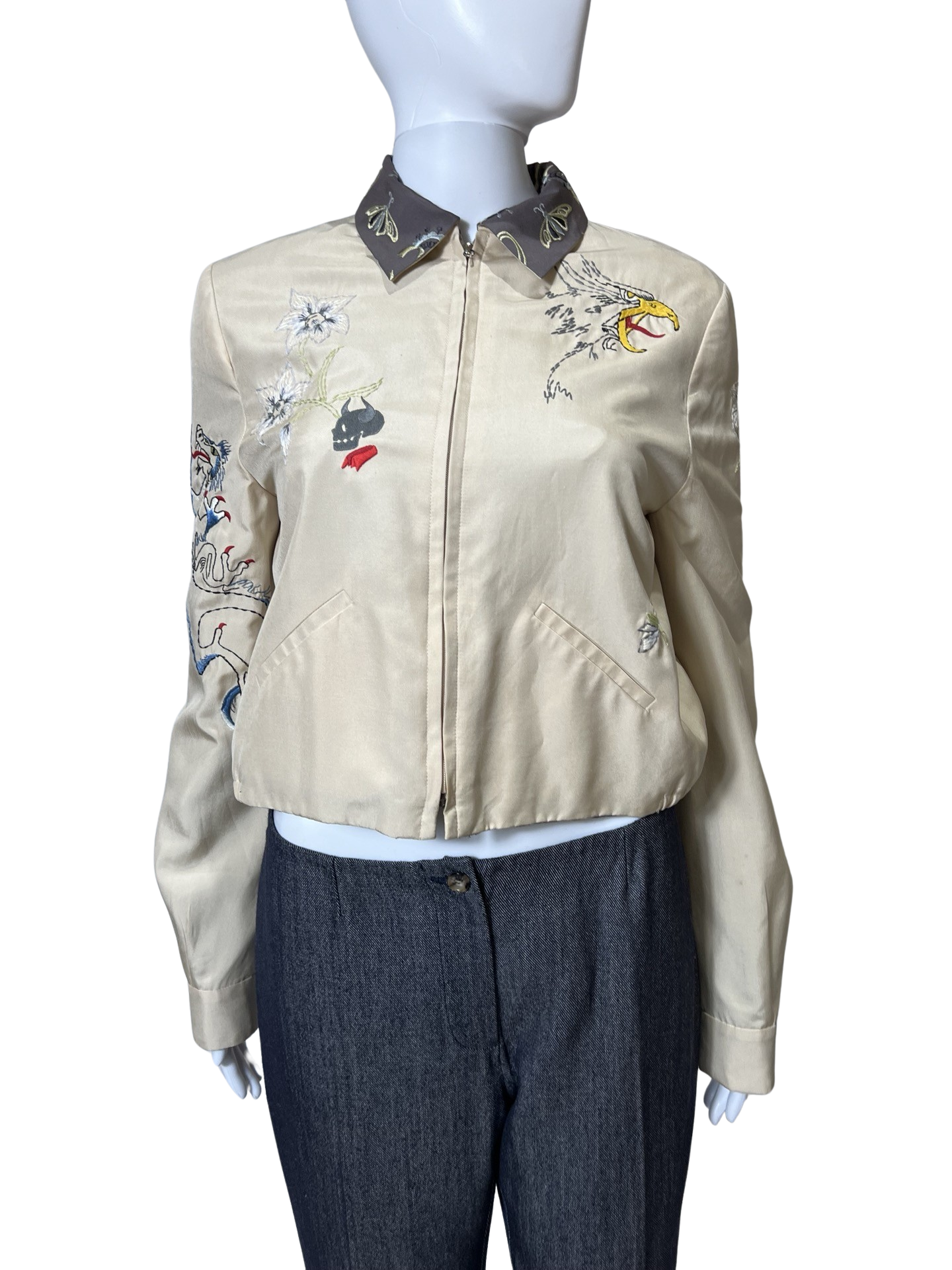 Vintage Chloe Silk Embroidered Jacket