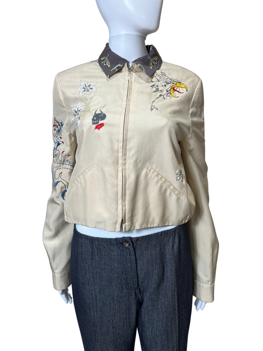 Vintage Chloe Silk Embroidered Jacket