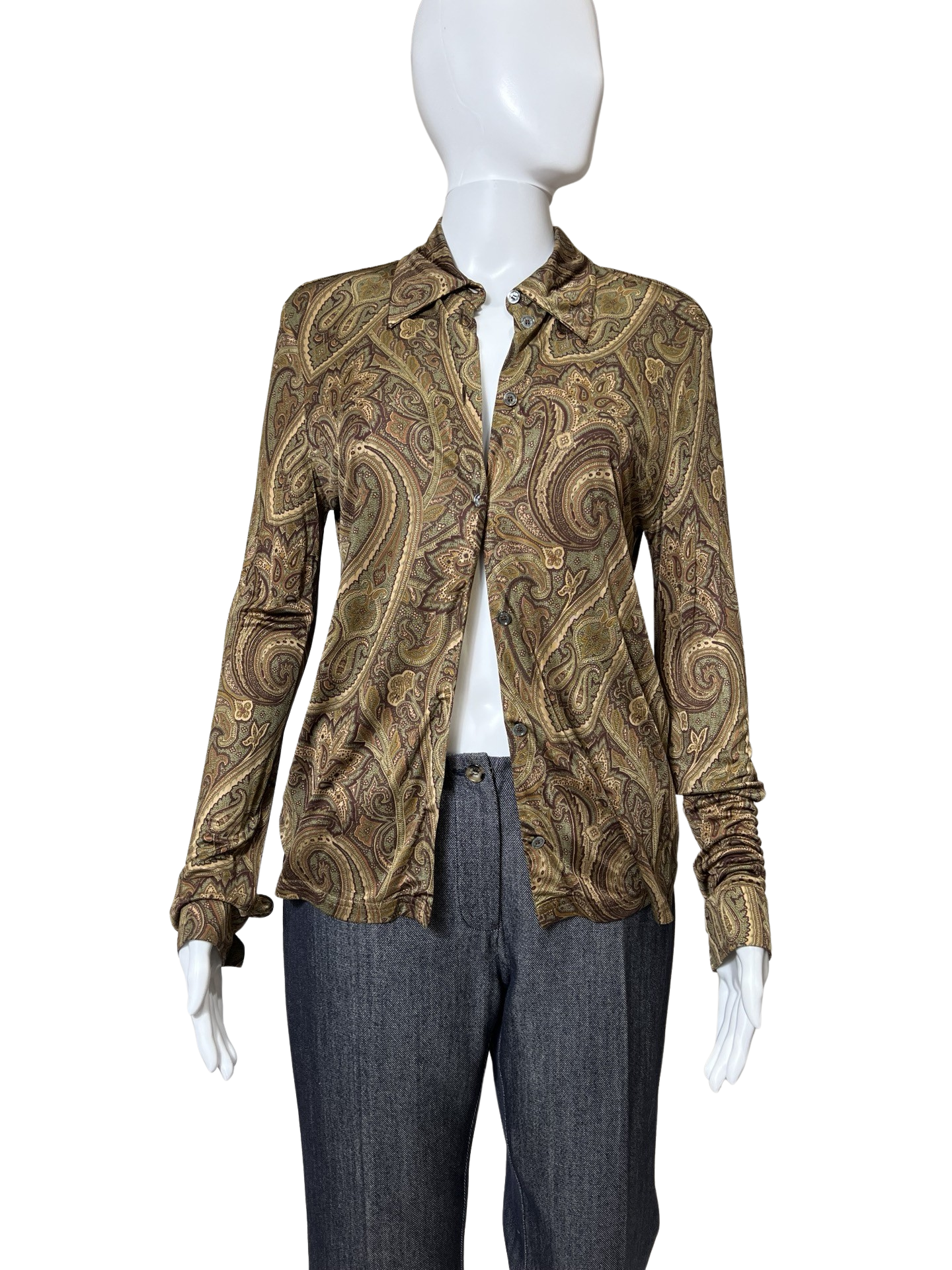 Vintage Celine Paisley Top