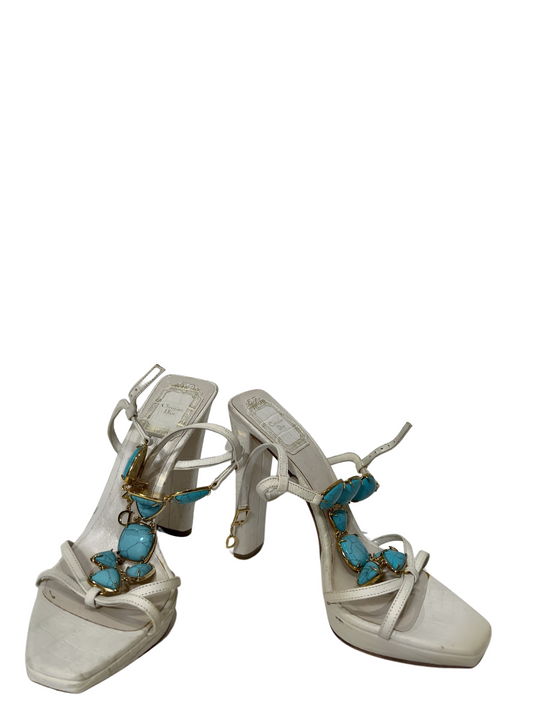 Vintage Dior Turquoise Heel 37.5
