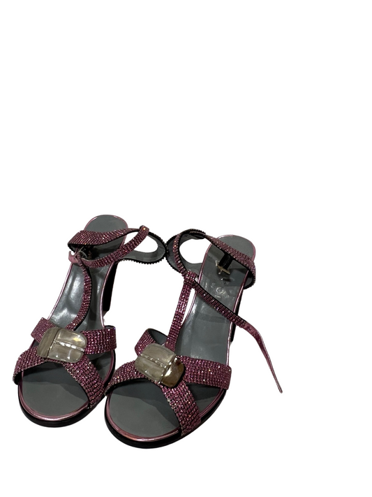 Vintage Gucci Bejeweled Heels 38