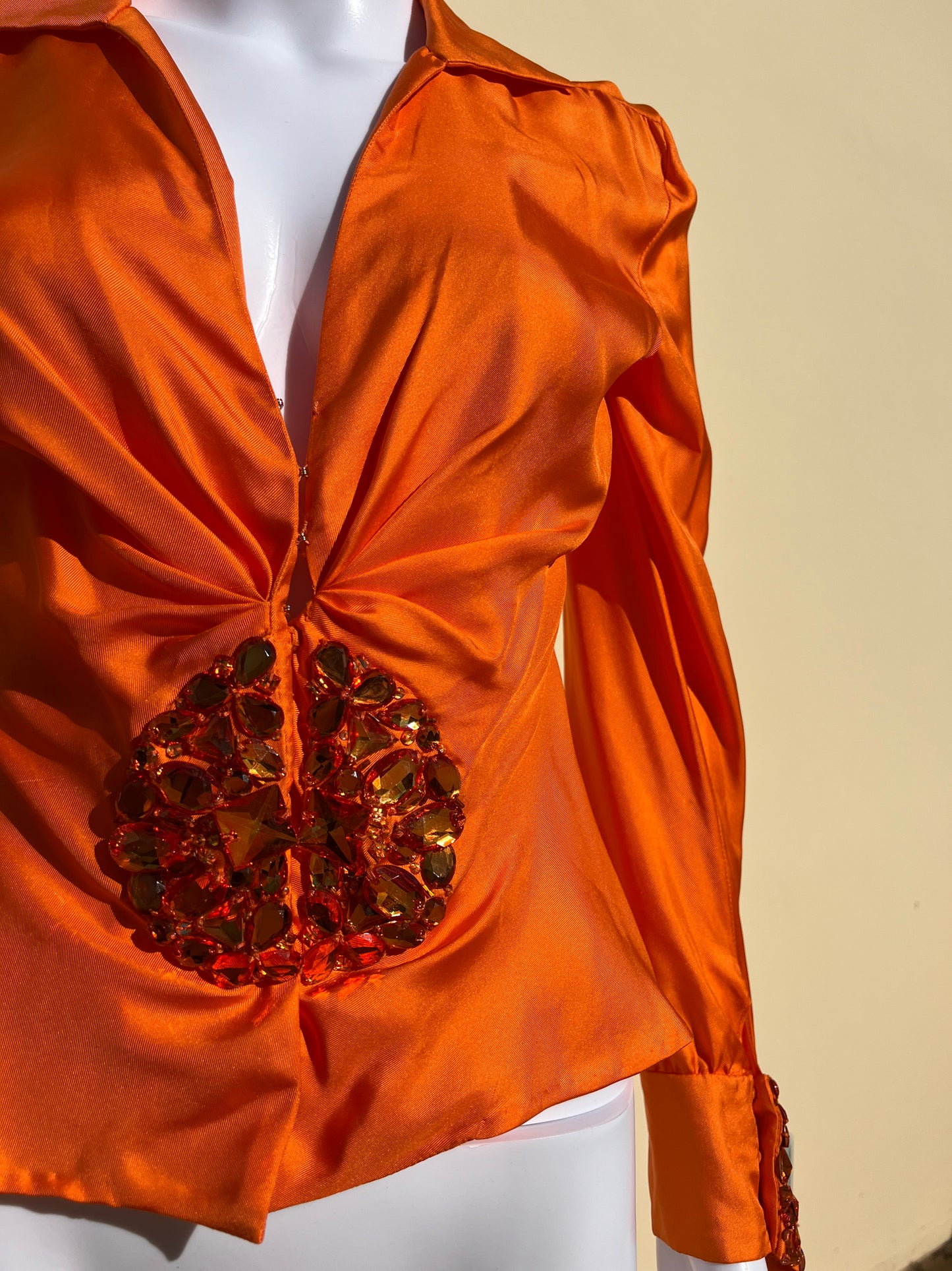 Gianni Versace: Vintage Runway Rhinestone Top