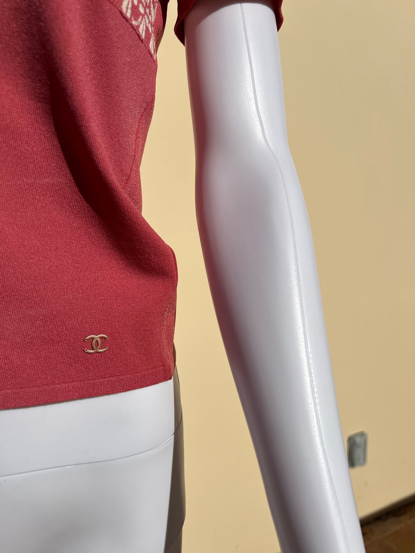 CHANEL- 2001 Chanel Vintage Sports Polo Tee